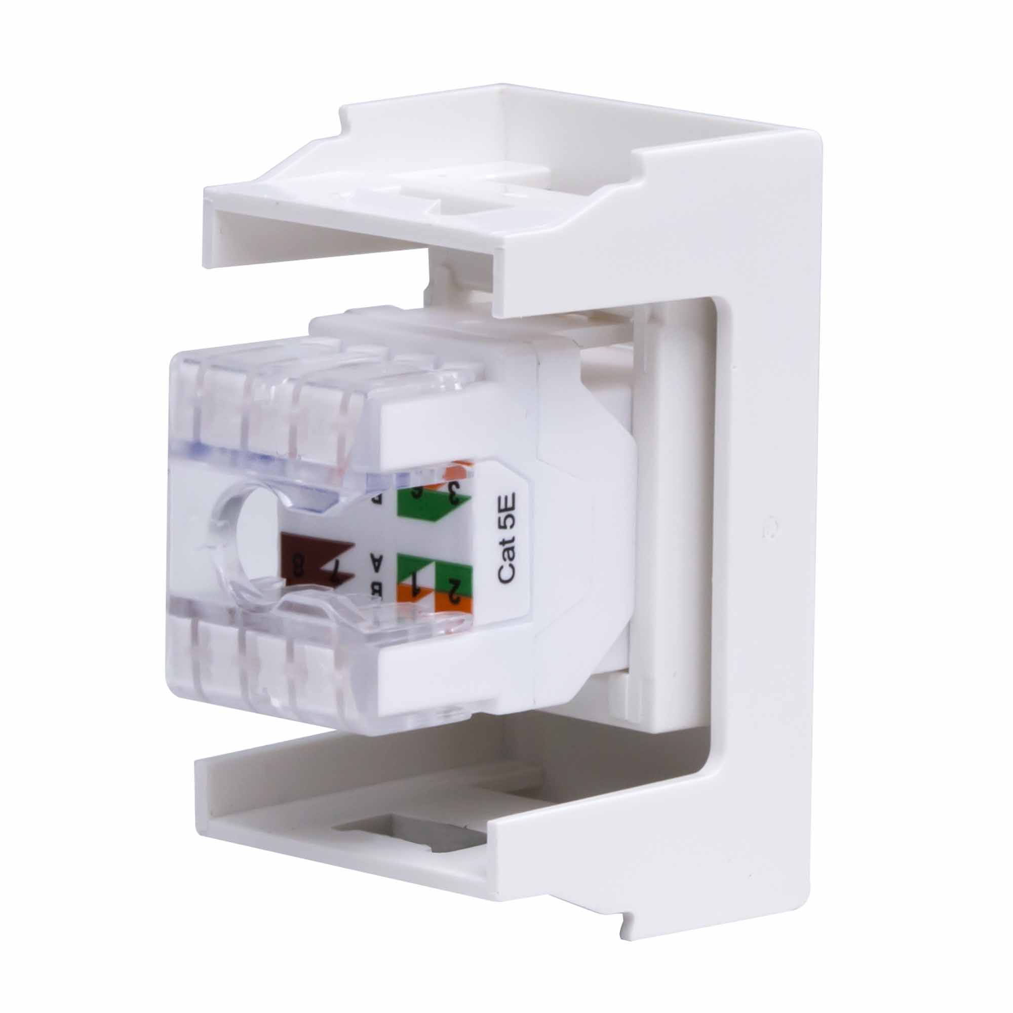 VIVA Розетка компьютерная RJ45 1 модуль категория 5е белая DKC 45038