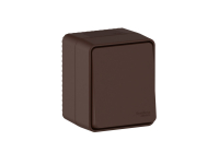 AtlasDesign PROFI IP54 О/У 1-клавишный ВЫКЛЮЧАТЕЛЬ 10 АХ, КОРИЧНЕВЫЙ Systeme Electric ATN546011