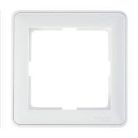 W59 Рамка 1 пост белая Systeme Electric KD-1-18