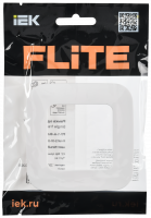 FLITE ARTISTIC Рамка 1-местная РУ-1-А-ФлБ белый IEK FI-M12-31-20-K01