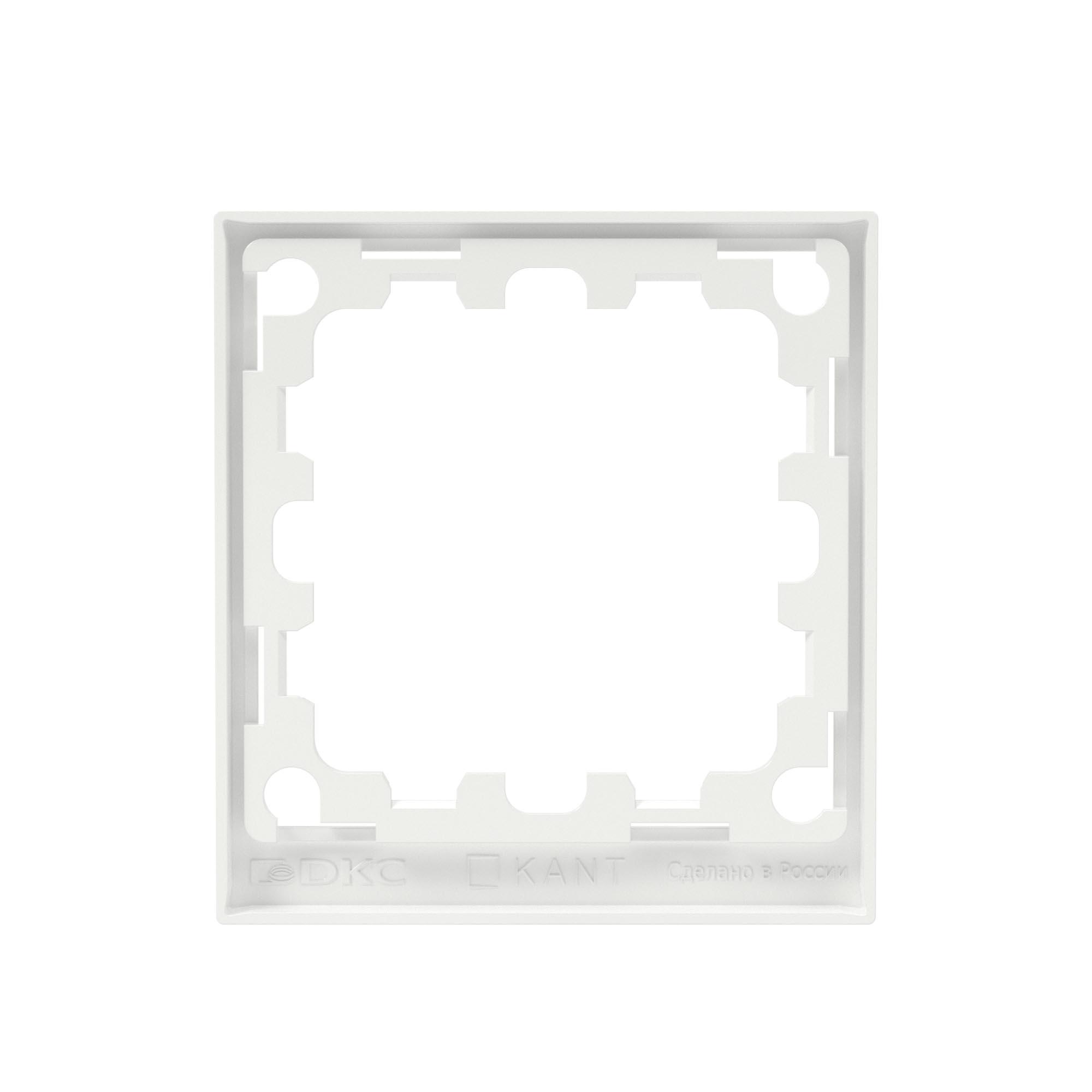 Рамка на 1 пост, KANT, белая магнолия DKC 7000902