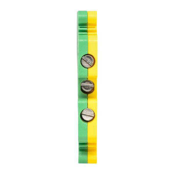 Клеммная колодка винтовая 2.5 UT земля EKF scr-ut-2,5-pe