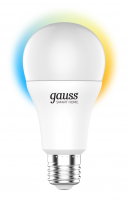 Лампа светодиодная умная SMD LED 10 Вт 1055 лм 2700-6500К E27 AC 220В IP20 изменение цветовой температуры и диммирование управление по Wi-Fi Smart Home Gauss GAUSS 1080112