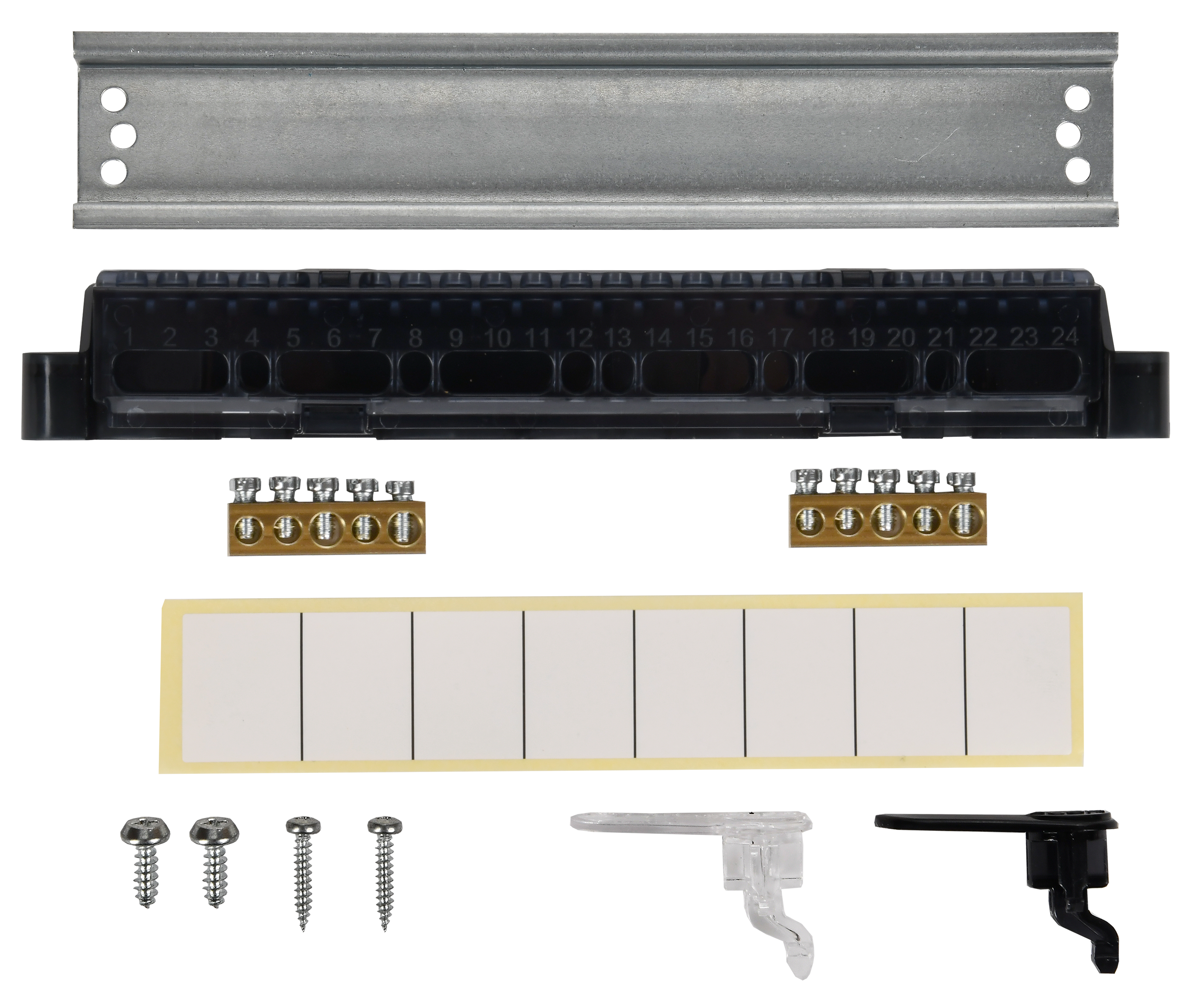 UNION Compact Корпус пластиковый ЩРН-П-8 IP41 черная прозрачная дверь IEK UIC-KP12-N-08-41-K01