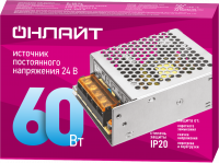 Драйвер 60w OD-P60-IP20-24V ОНЛАЙТ 90640 35216