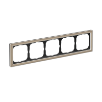 ARTGALLERY PURE 5-постовая РАМКА, ОРГАНИЧЕСКОЕ СТЕКЛО ШАМПАНЬ Systeme Electric GAL320505