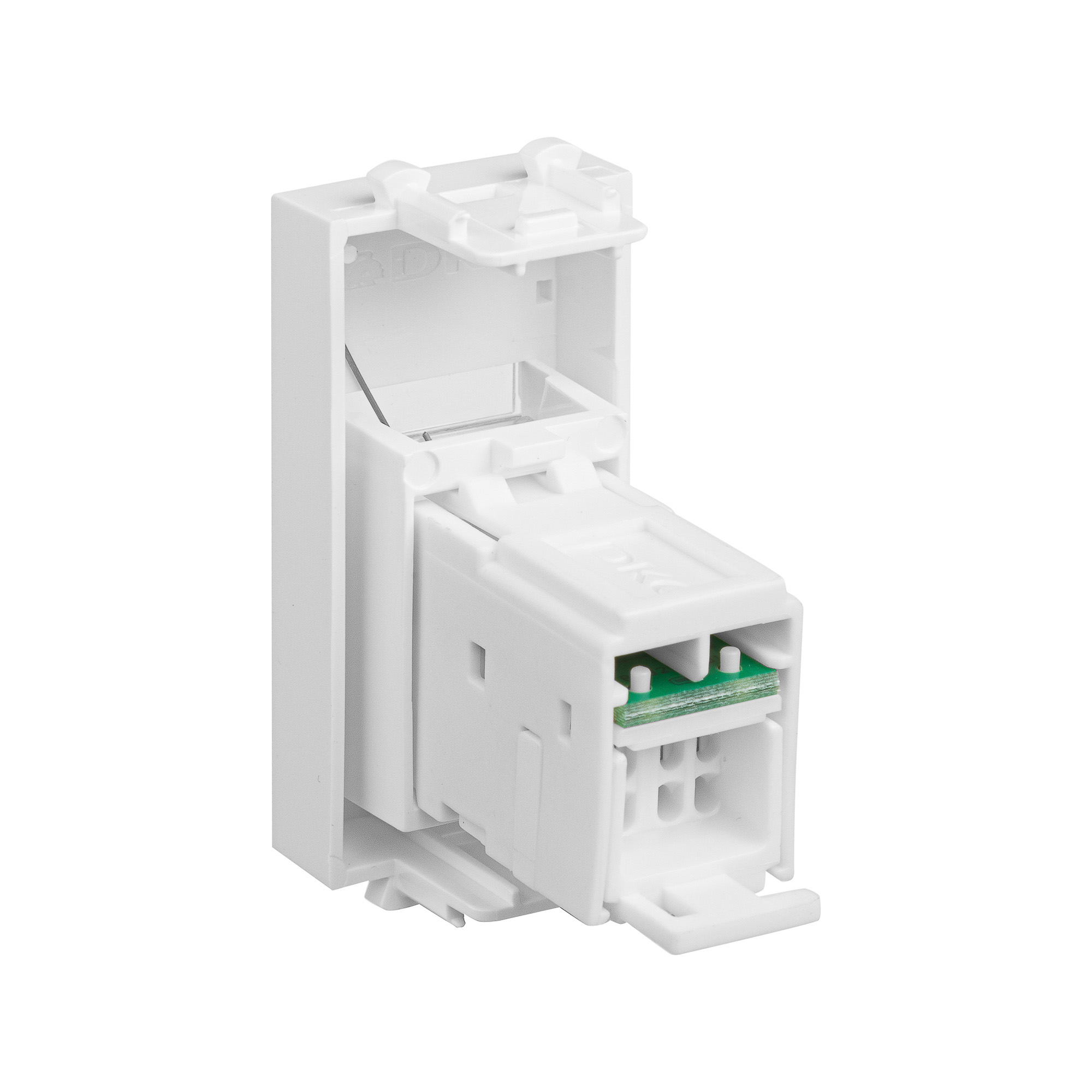 "Компьютерная розетка RJ-45 модульная, кат.5е, ""Avanti"", ""Белое облако"", 1 модуль" DKC 4400461