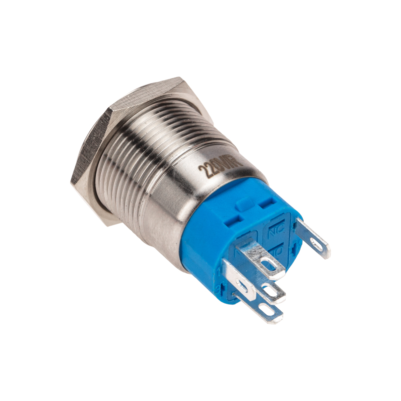 Кнопка антивандальная 19 250В Фикс (5с) ON-OFF/OFF-ON подсв/красная REXANT 36-3440