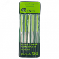 Набор надфилей алмазных, 140х50х3, 5 шт. СИБРТЕХ 158307