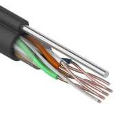 Витая пара U/UTP 4PR 24AWG CAT5e OUTDOOR + ТРОС*1 REXANT 01-0046