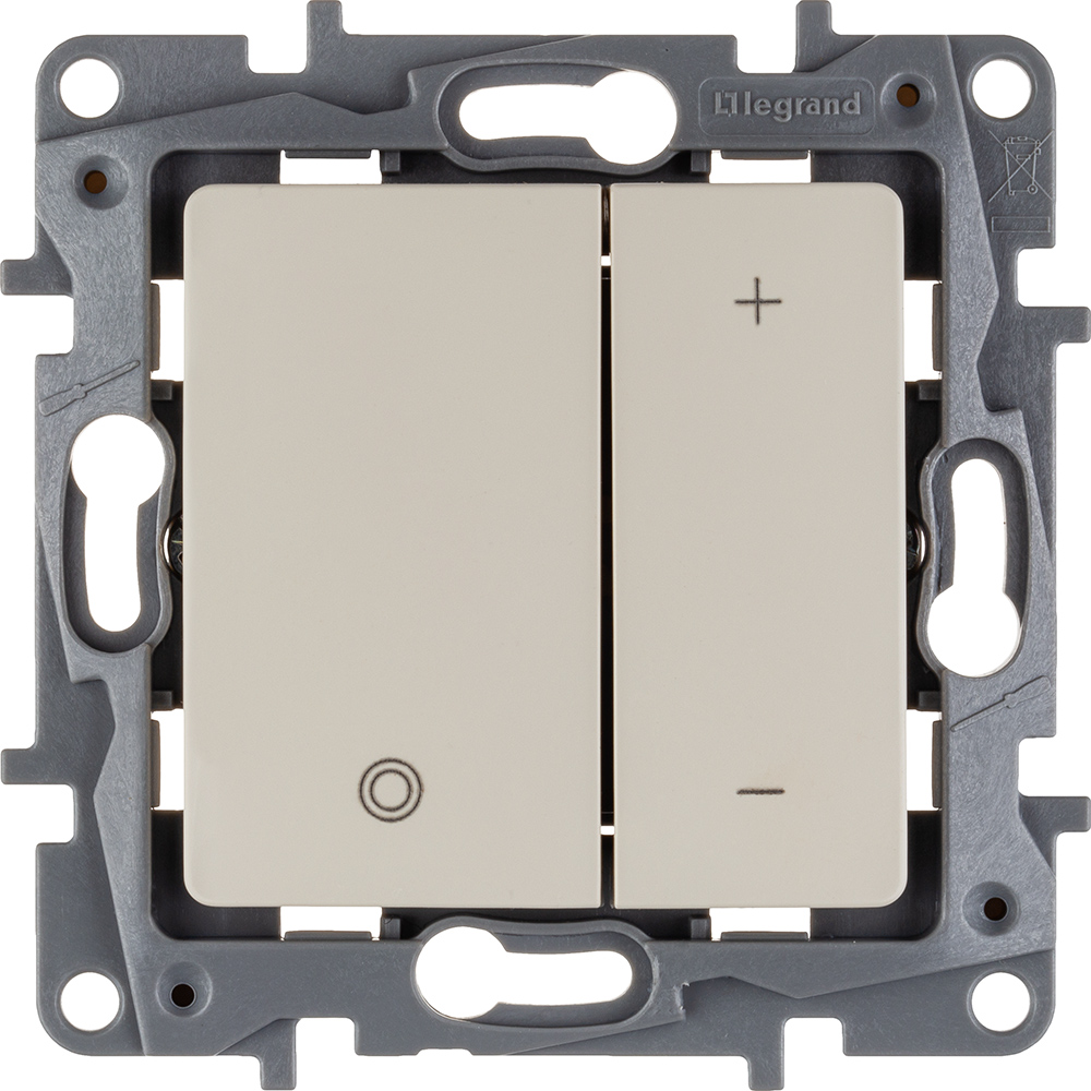 ETIKA Диммер нажимной 400Вт слоновая кость Legrand 672318