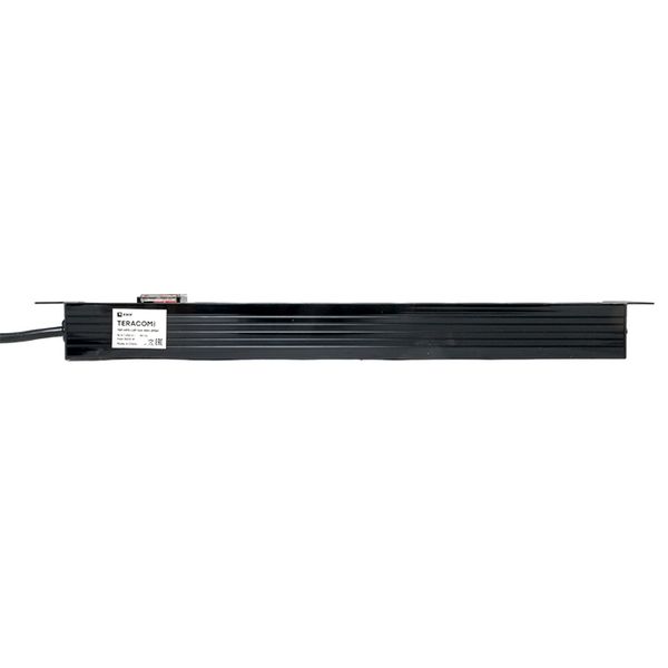 Блок розеток PDU TERACOM PRO 19'' 1U 16А/250В 8 розеток Schuko с выключателем шнур питания длиной 2 метра сечение 3x1.5 мм2 вилка Schuko корпус пластик черный EKF TRP-HPD-LSP-16A-8SH-2MSH
