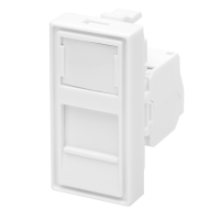 Модуль розетки 45х22,5 8P8C (RJ-45) cat.5e SUPRLAN 10-0360