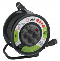Удлинитель силовой RMx-4es-3x2.5-40m-IP44(KG) на м. катушке c/з 4 гн 40м КГ 3х2.5 RMx-4es-3x2.5-40m-IP44(KG) ЭРА Б0043059