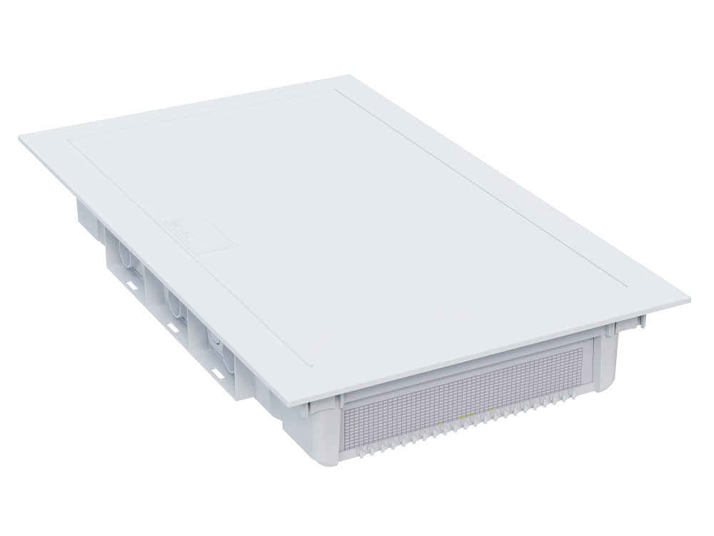 Щит  ЩРВ-п-36 белый с белой дверью IP40 OptiBox PRO КЭАЗ 379804
