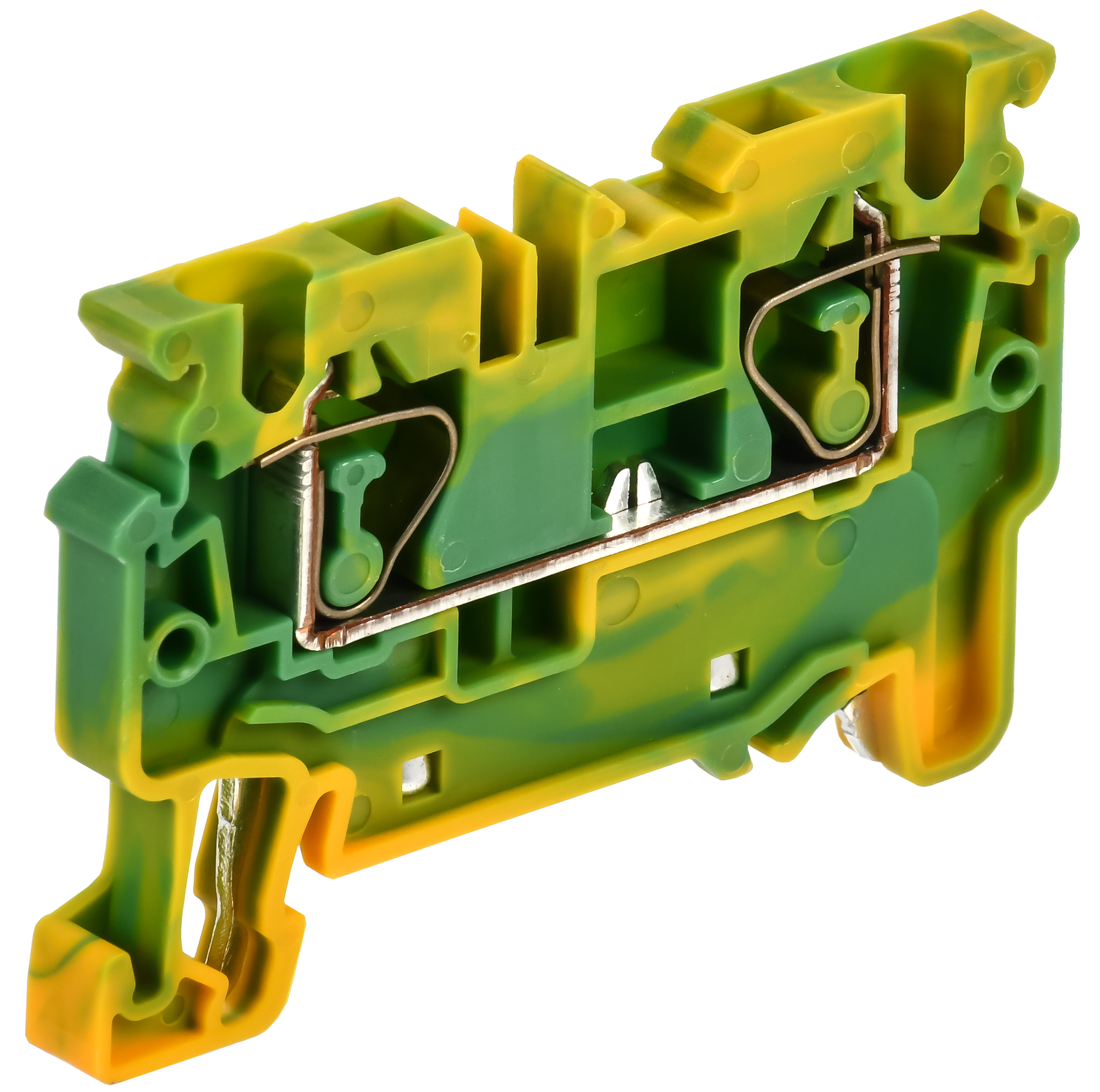 ARMAFIX Клемма пружинная CX4 PE 4мм2 проходная заземляющая IEK AF-CT41-00-K52-004