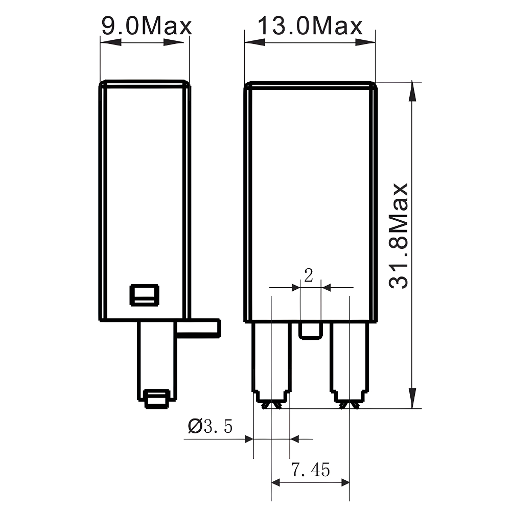 Модуль защиты, варистор, 240V AC/DC DKC IMD-V4