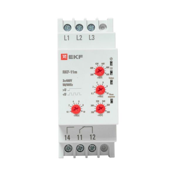 Реле контроля фаз RKF-11m EKF rkf-11m