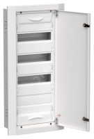 TITAN 5 Корпус металлический ЩРв-48 (1х48) 755х365х130мм IP31 белый (одна дверь) IEK TI5-50-V-048-31