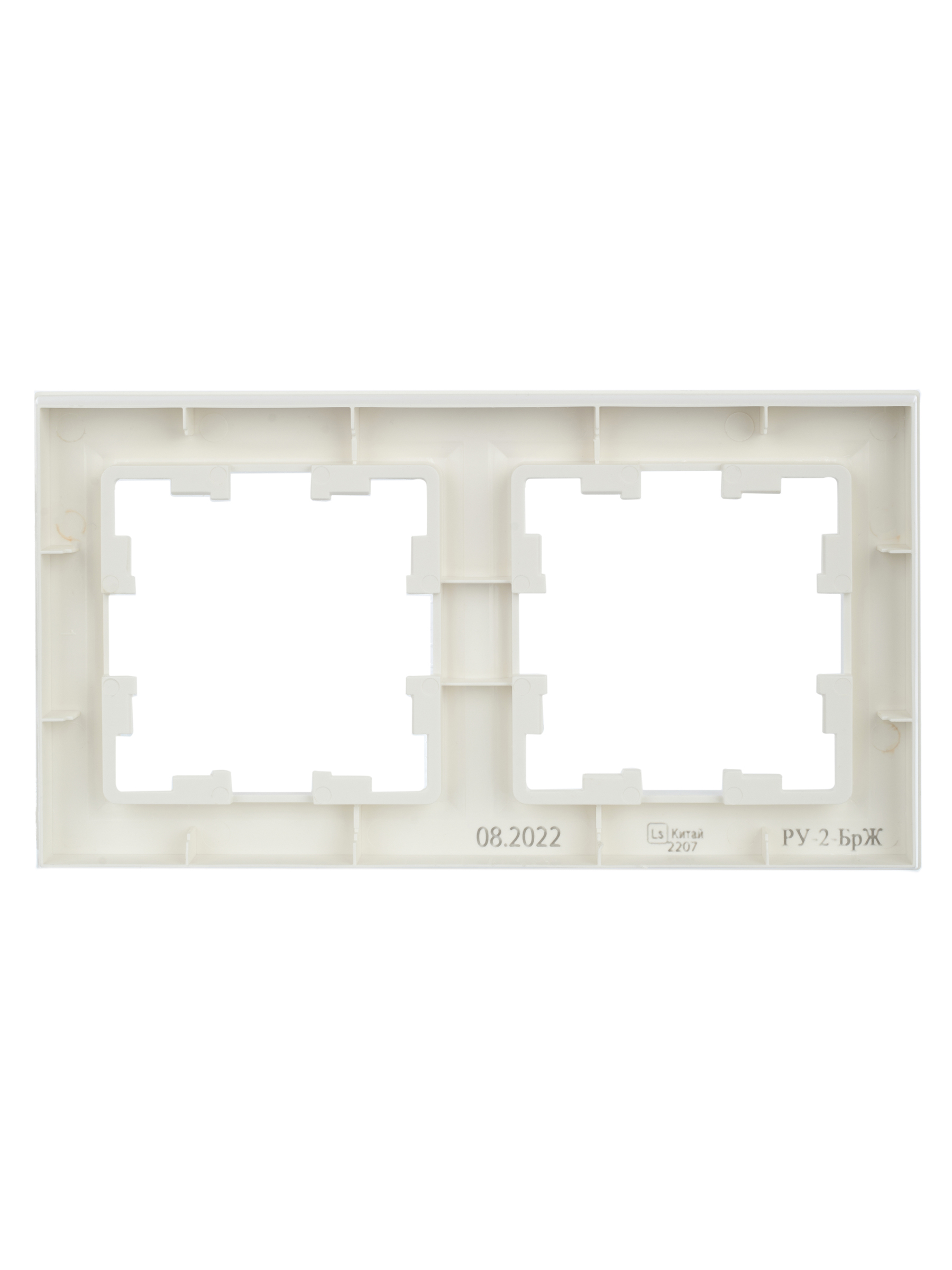 BRITE Рамка 2 поста РУ-2-БрЖ жемчуг IEK BR-M22-K36