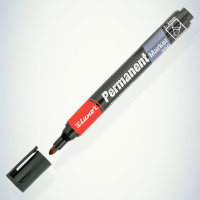 Маркер перманентный Luxor 250 черный, пулевидный, 1-3мм ЭРА Б0048246