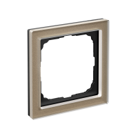 ARTGALLERY PURE 1-постовая РАМКА, ОРГАНИЧЕСКОЕ СТЕКЛО ШАМПАНЬ Systeme Electric GAL320501