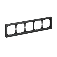 ARTGALLERY PURE 5-постовая РАМКА, МЕТАЛЛ ОНИКС Systeme Electric GAL312305