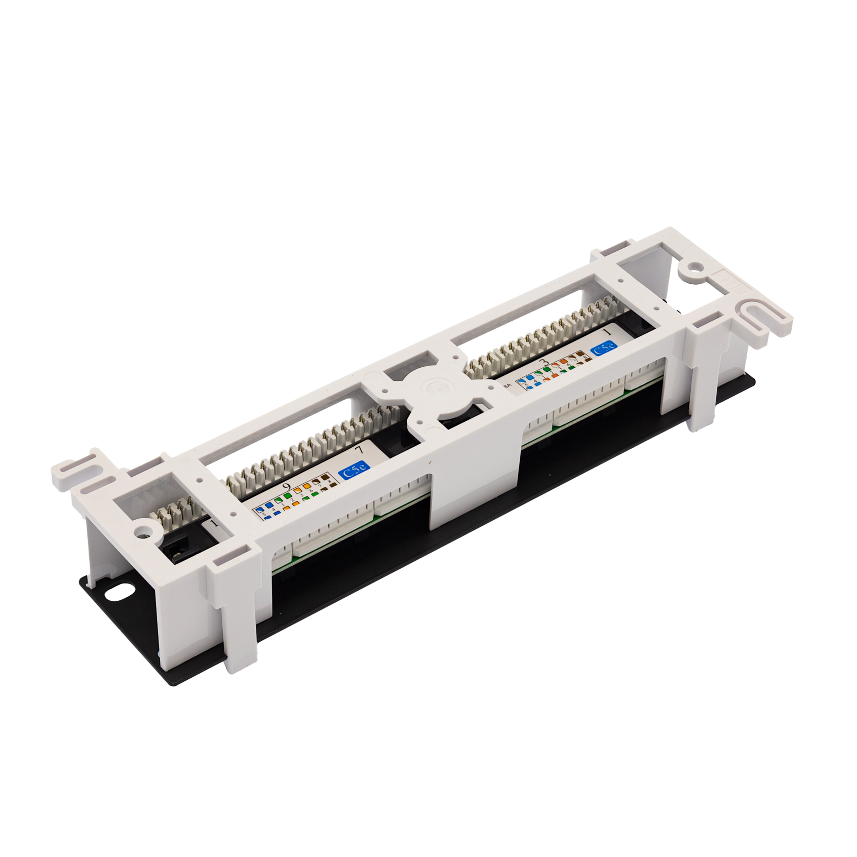 Патч-панель настенная 12 портов RJ-45. UTP. Cat.5e SUPRLAN 10-0407