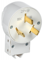 Вилка разборная для плиты с з/к 32А белая Впл10-К IEK EVP10-032-K01