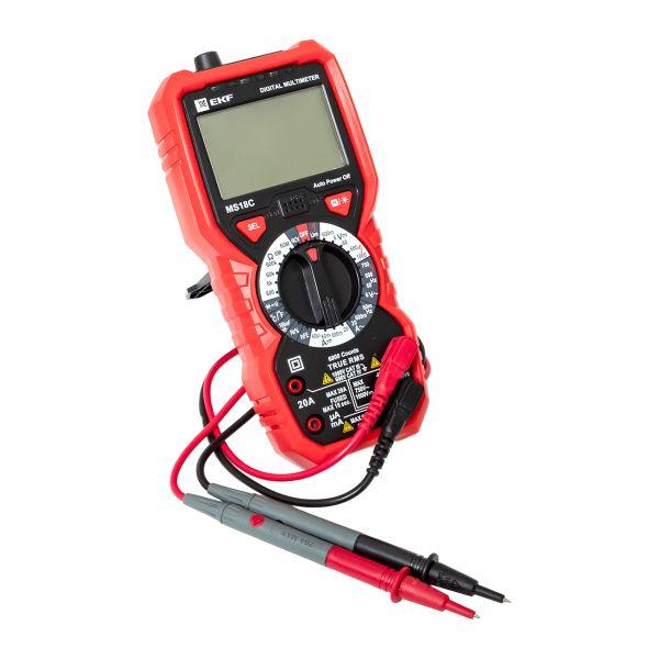 Мультиметр цифровой MS18C EKF Professional In-180701-pm18C