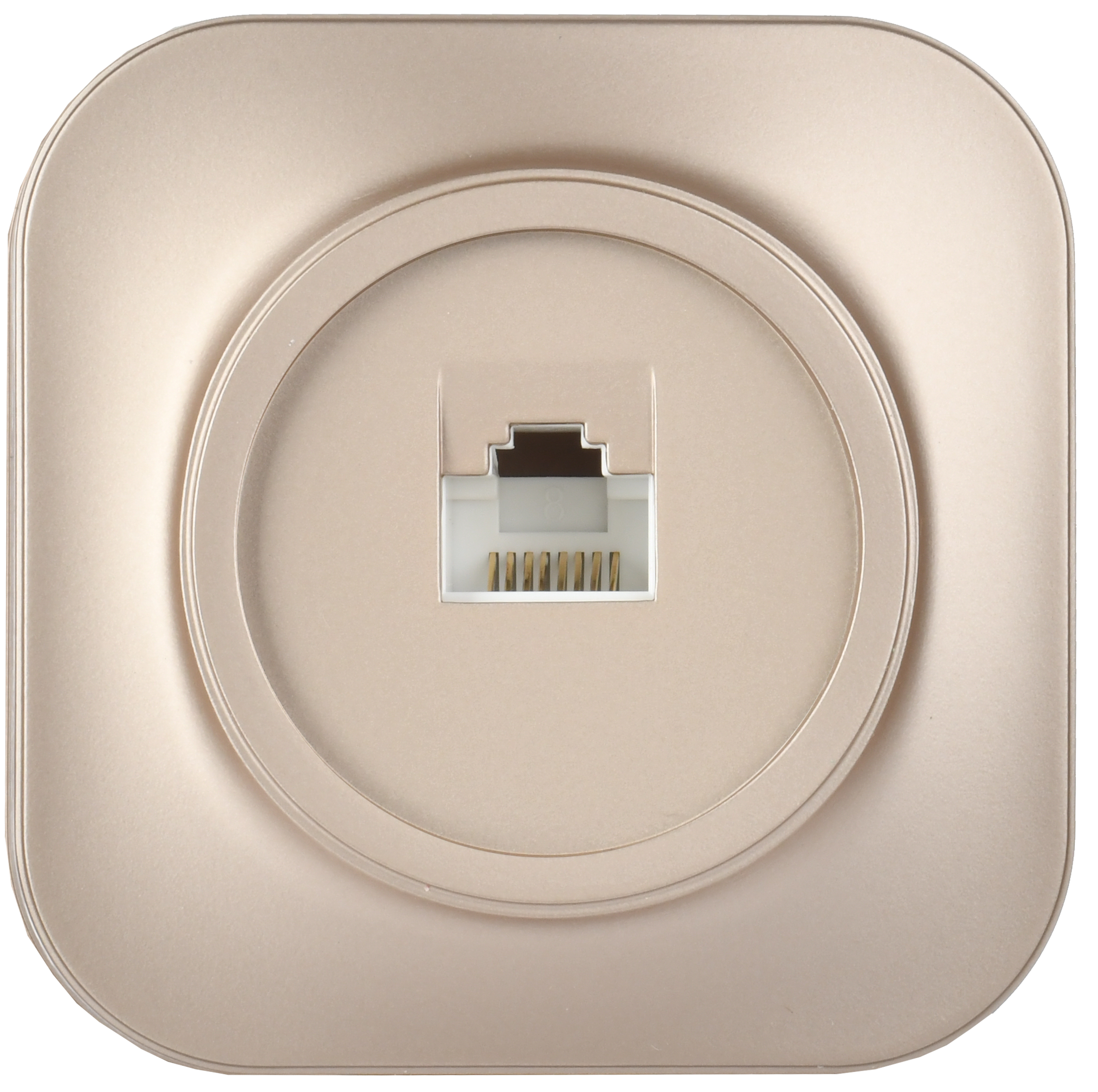 GLORY Розетка для открытой установки компьютерная RJ45 кат.5E РК10-ХШм шампань матовый IEK EKH10-K37M