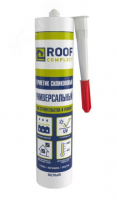 Герметик силиконовый универсальный Roof Complect белый (260мл) Руфкомплект 344828