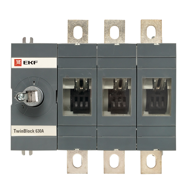 Рубильник 630A 3P без рукоятки управления TwinBlock EKF tb-s-630-3p
