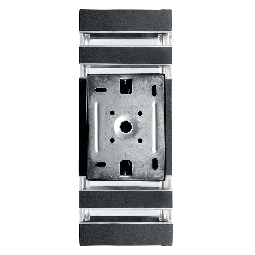 Светильник НБУ-2х60w вверх/вниз Е27 IP54 черный FERON DH0807 41154