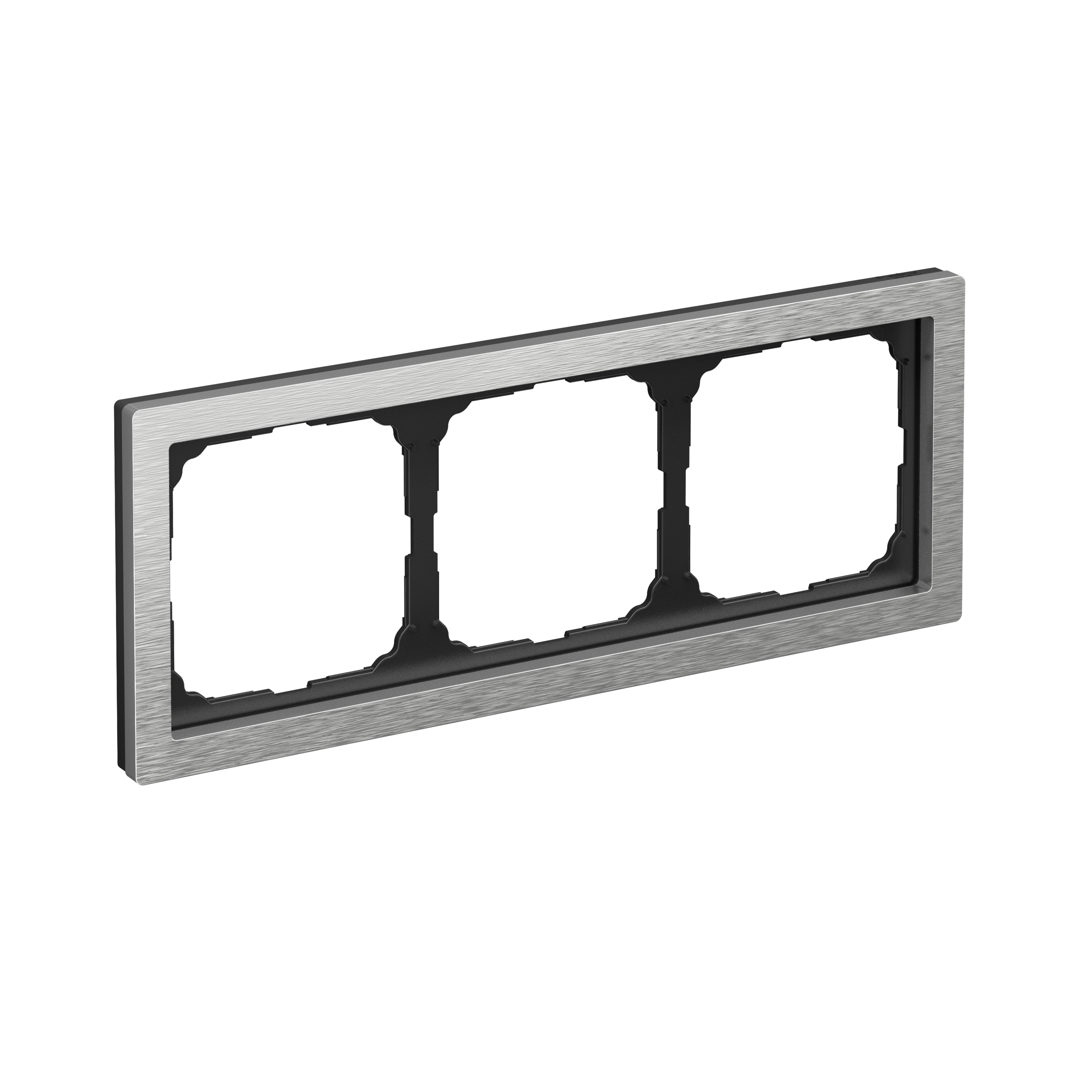 ARTGALLERY PURE 3-постовая РАМКА, МЕТАЛЛ АЛЮМИНИЙ Systeme Electric GAL312103