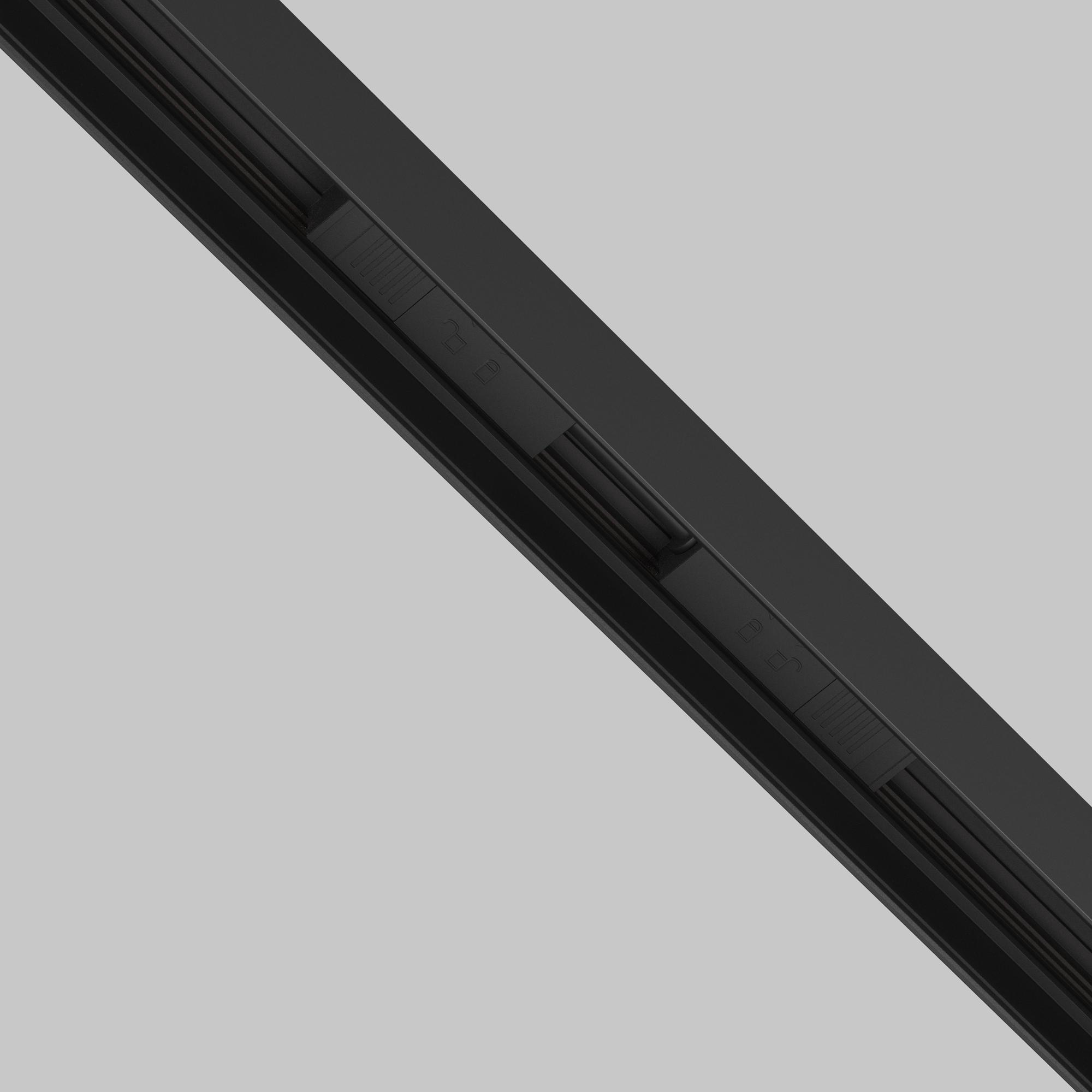 Коннектор питания прямой гибкий 5см Exility черный Maytoni TRA034CPC-42B-5-1