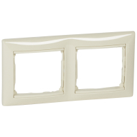 VALENA Рамка 2 поста горизонтальная слоновая кость Legrand 774352
