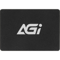 Накопитель SSD 2.5'', 1 ТБ, AI238, SATA III, QLC, 550/510 МБ/с, TBW 500 AGI AGI1K0GIMAI238-CB 210636