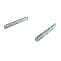 Рейка боковая для шкафов CQE N Г=800 мм, комплект 2 шт. DKC R5NPD800