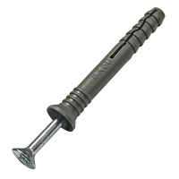 Дюбель-гвоздь 8х60 потайной бортик полипропилен   100шт Daxmer 334517 034517