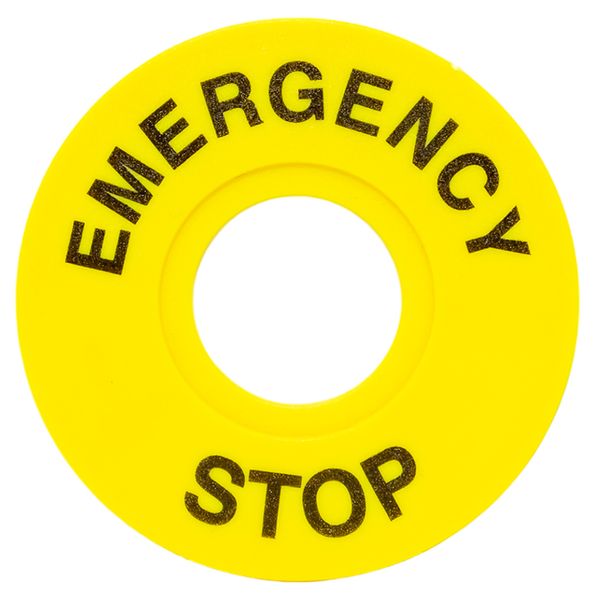 Табличка для кнопок 22 мм EMERGENCY STOP EKF scep-es