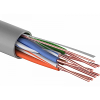 Витая пара PROconnect U/UTP 4PR 24AWG CCA CAT5e PVC серый бухта 305м REXANT 01-0043-3