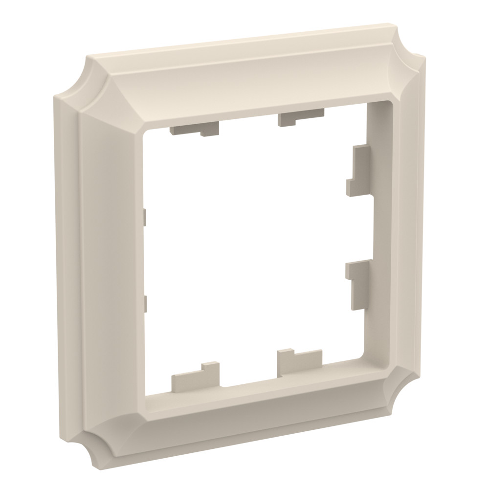 ATLASDESIGN ANTIQUE 1-постовая рамка, БЕЖЕВЫЙ Systeme Electric ATN100201