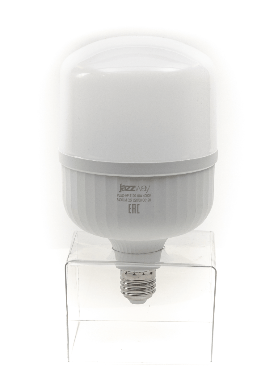 Лампа светодиодная высокой мощности LED 50w Е27/Е40 холодный белый 230/50 JazzWay 5018020 5018020A