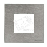 Zenit Рамка 1 пост натуральная сталь ABB N2271 OX 2CLA227100N4001