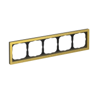 ARTGALLERY PURE 5-постовая РАМКА, МЕТАЛЛ ЗОЛОТО Systeme Electric GAL312405