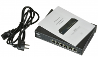 Коммутатор неуправляемый PoE 4 порта 10/100 Мб/с, 2хRJ45, 65 Вт 1NS04F-2T RVI RVi-1NS04F-2T С0000038073