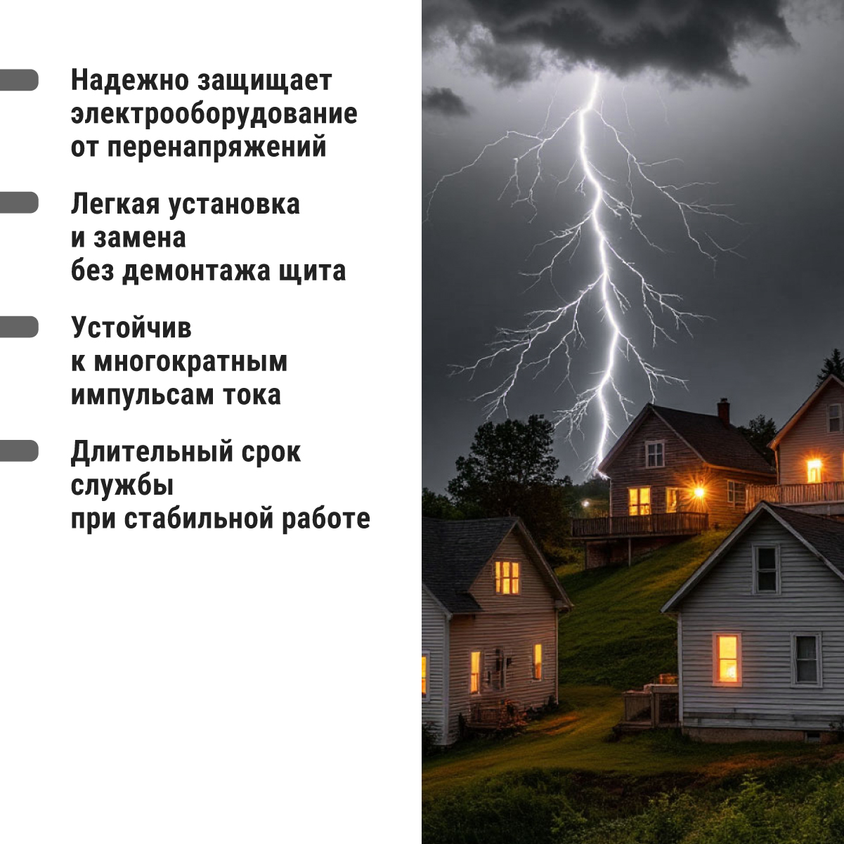 Разрядник ОПС1-C 1Р In=20kA Un=400B Im=40kA TDM ELECTRIC SQ0201-0005