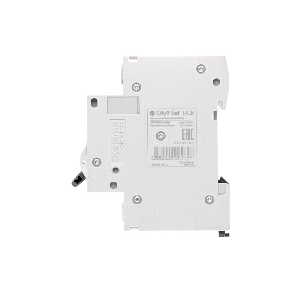 Выключатель автоматический однополюсный 10А B 4.5kA 230В City9 Set Systeme Electric C9F14110