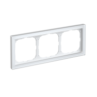 ARTGALLERY PURE 3-постовая РАМКА, ОРГАНИЧЕСКОЕ СТЕКЛО БЕЛЫЙ Systeme Electric GAL320103